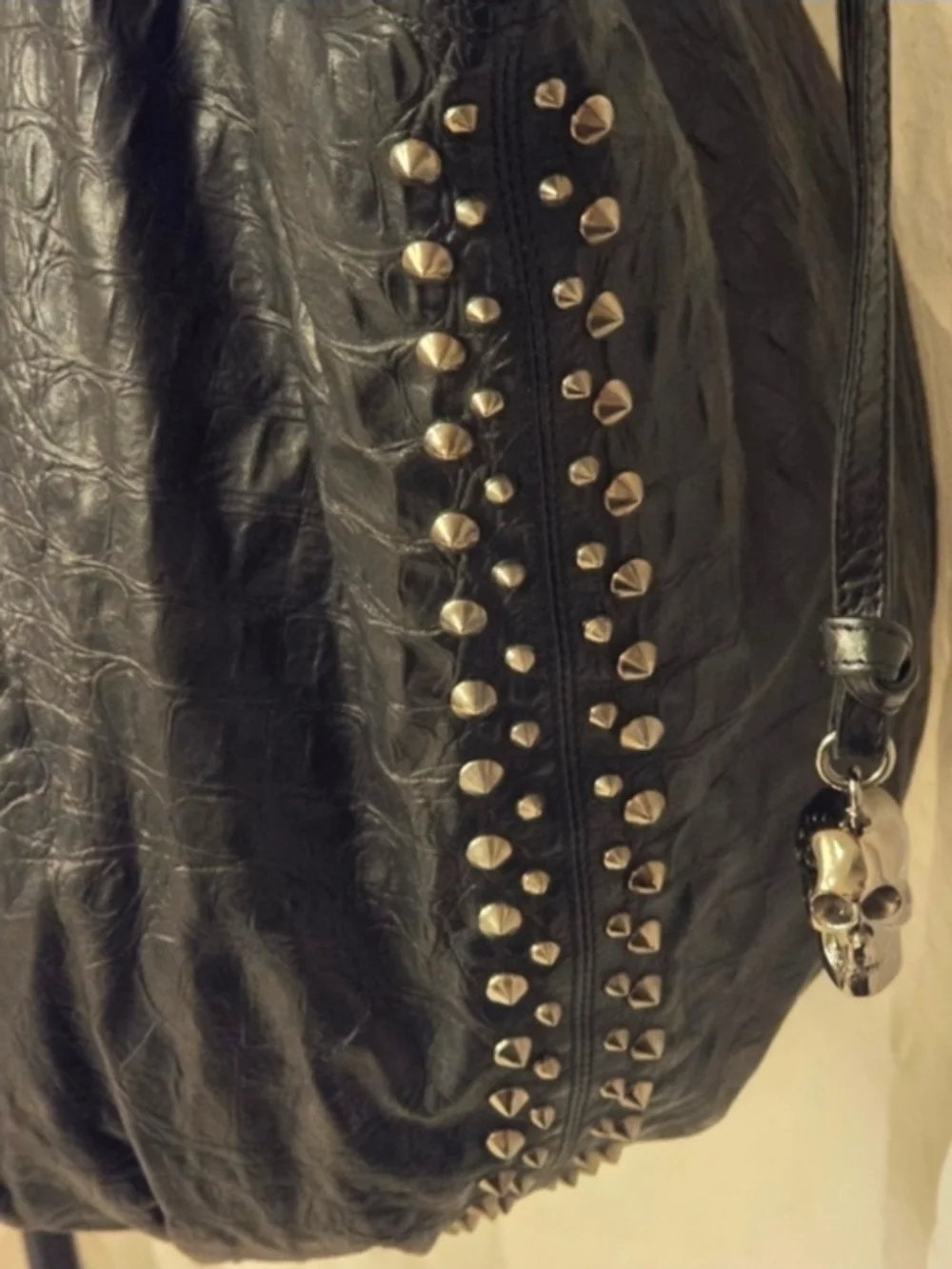 Thomas Wylde Studded Leather Hobo Bag